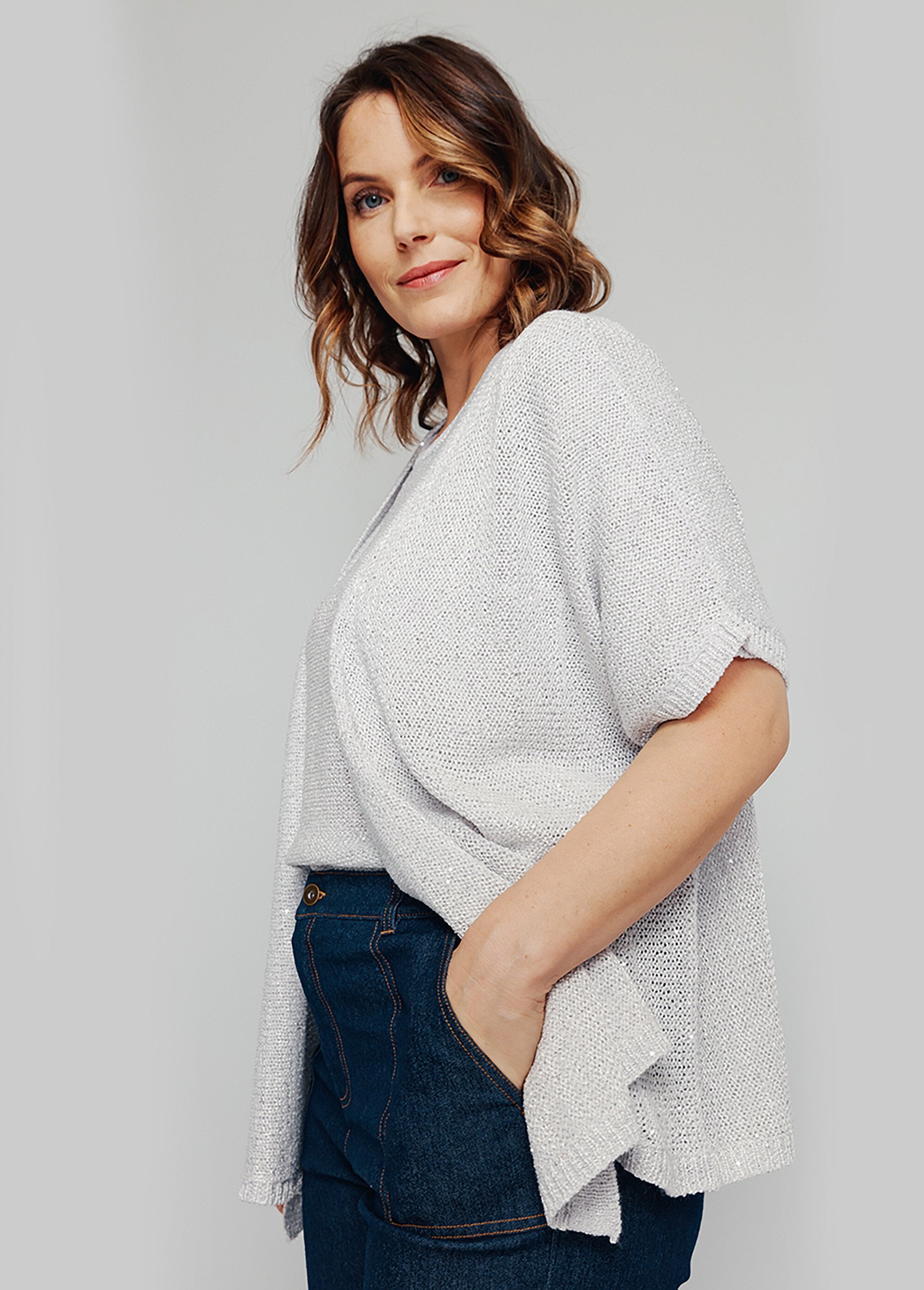 Chaleco_bolero_de_punto_brillante_Dinero_DR1_curvy