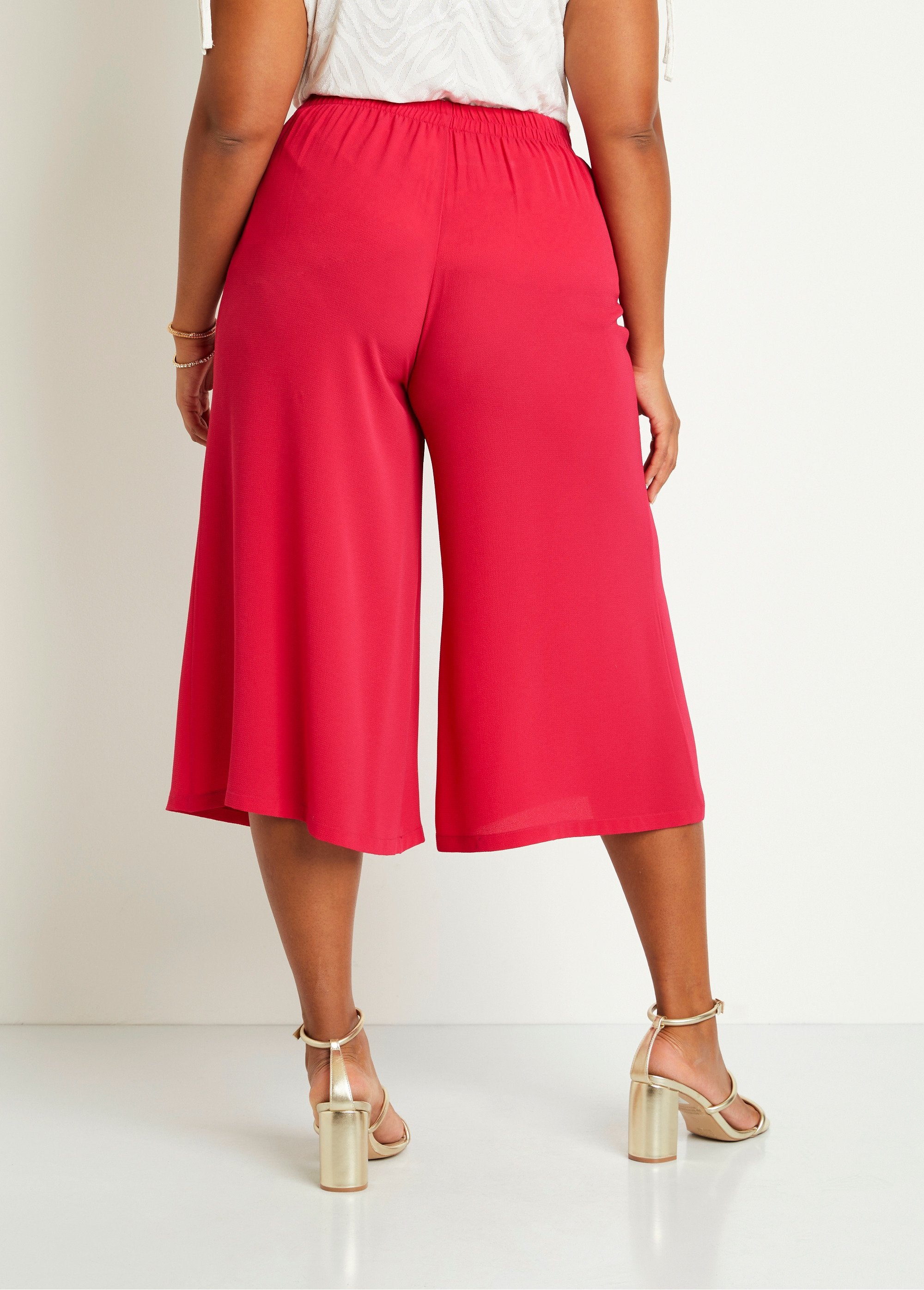 Pantalón_culotte_largo_cintura_semielástica_fucsia_liso_DO1_curvy