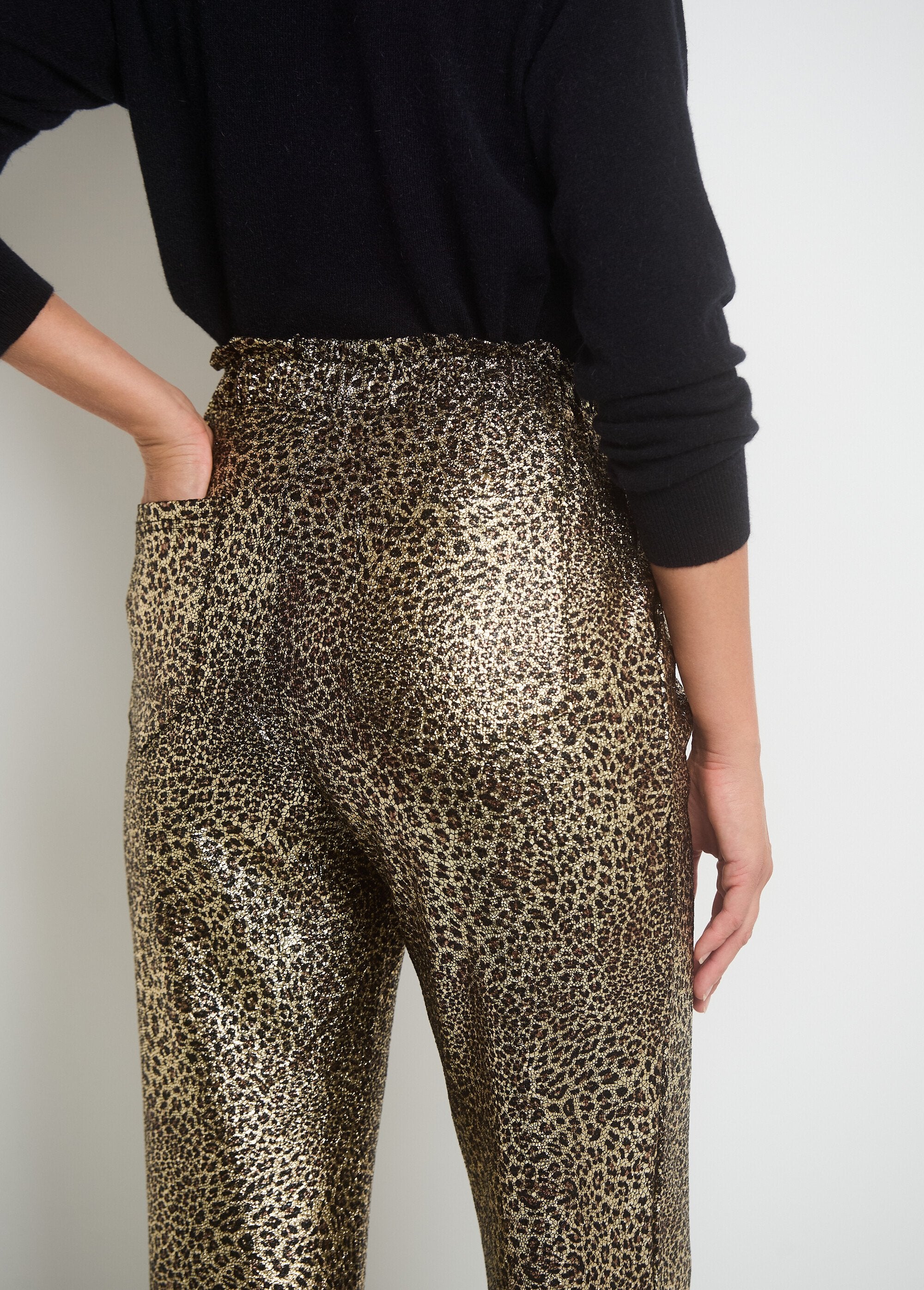 Pantalón_punto_estampado_metalizado_Animal_DE2_slim