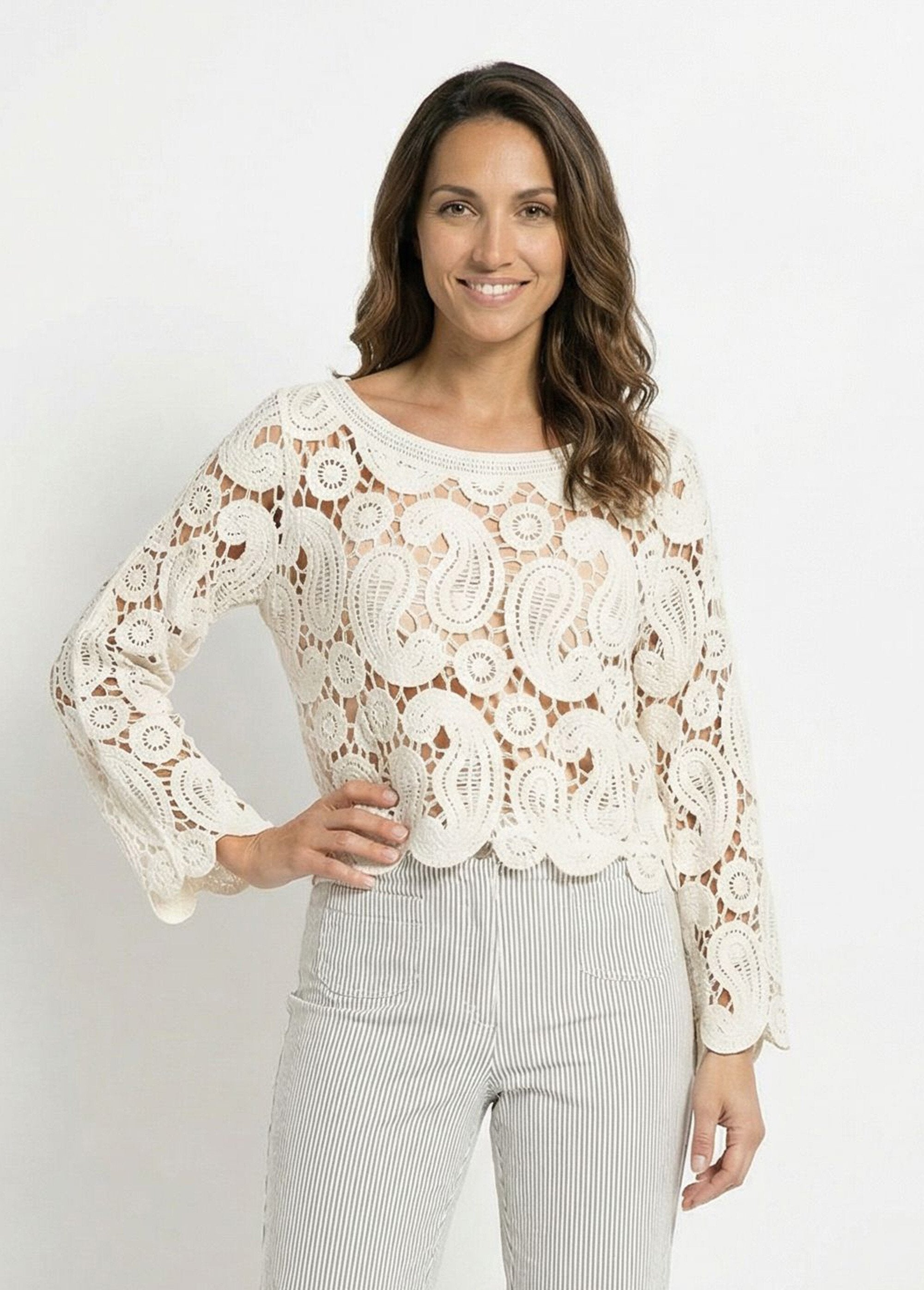 Pull_court_ajouré_en_crochet,_col_rond_Ecru_FA1_slim