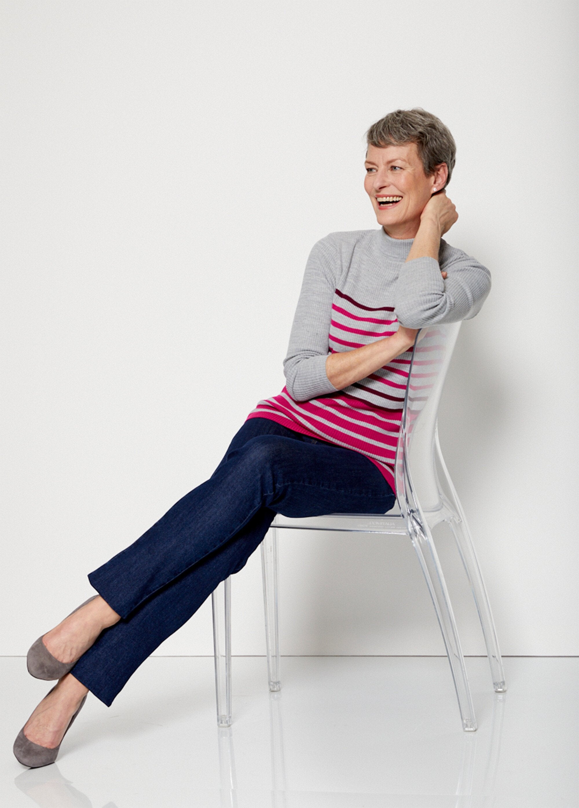 Jersey_corto_de_punto_canalé_con_cuello_alto_raya_fucsia_SF1_slim