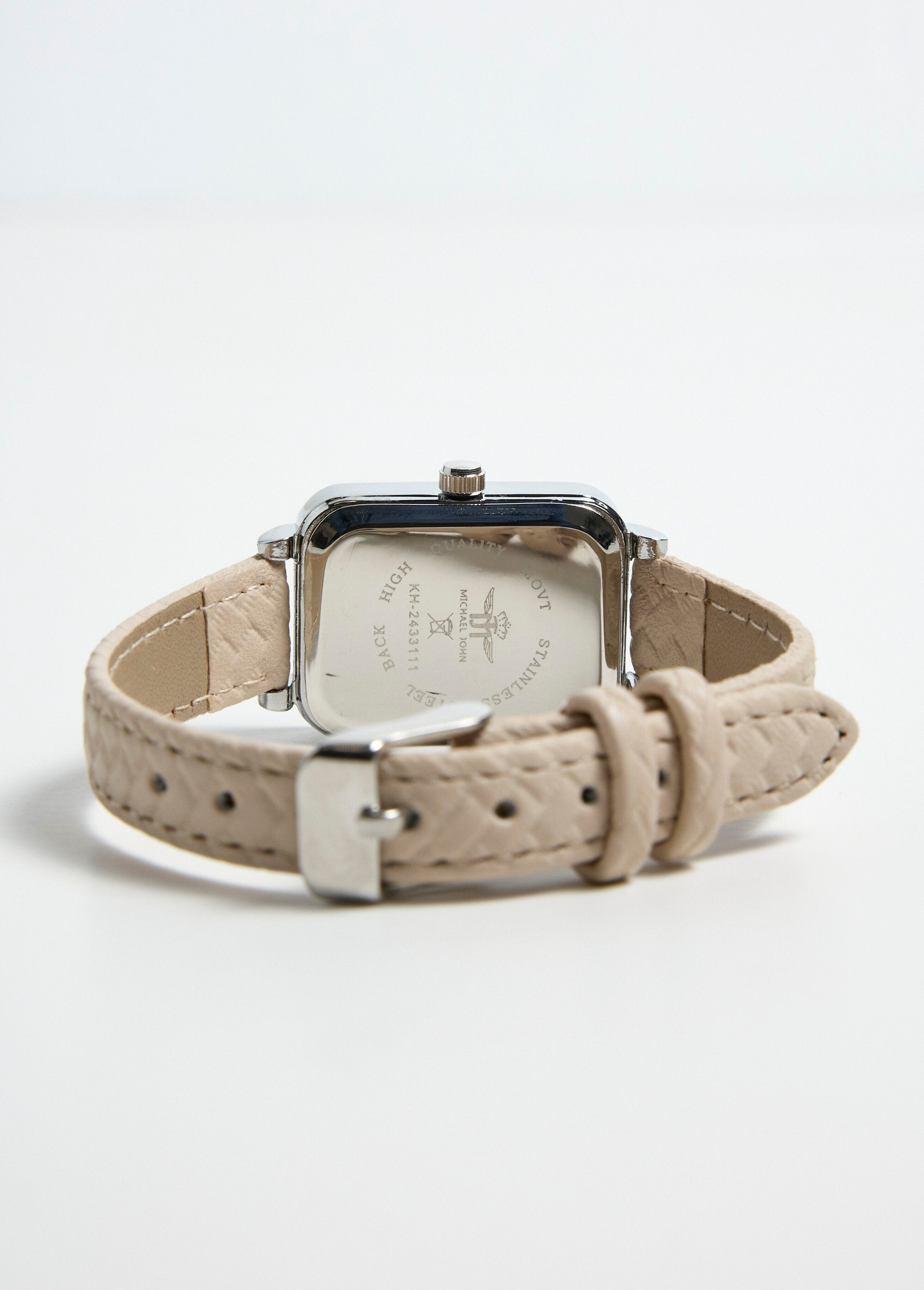 Reloj_rectangular_de_acero_inoxidable_Beige_DE2_slim