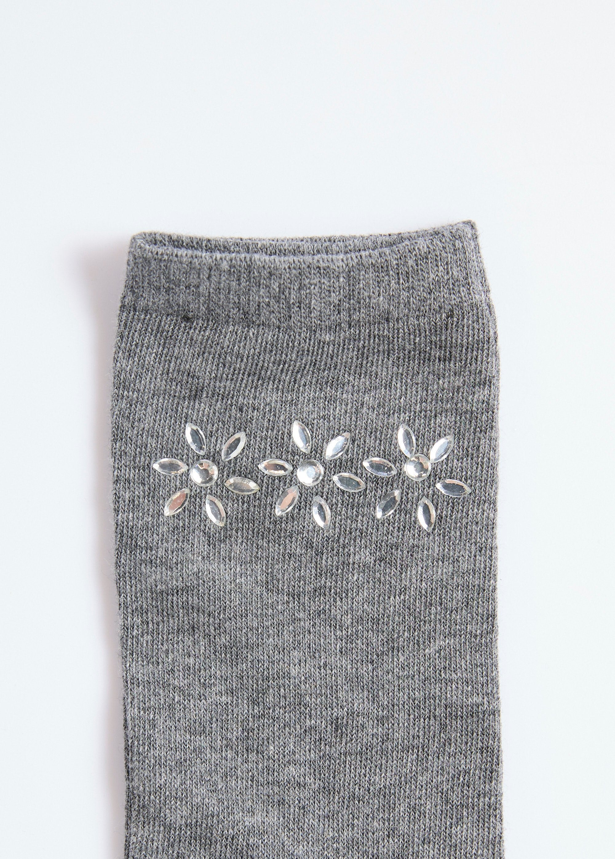 Chaussettes,_avec_fleurs_strass_Assortis_gris_DE2_slim
