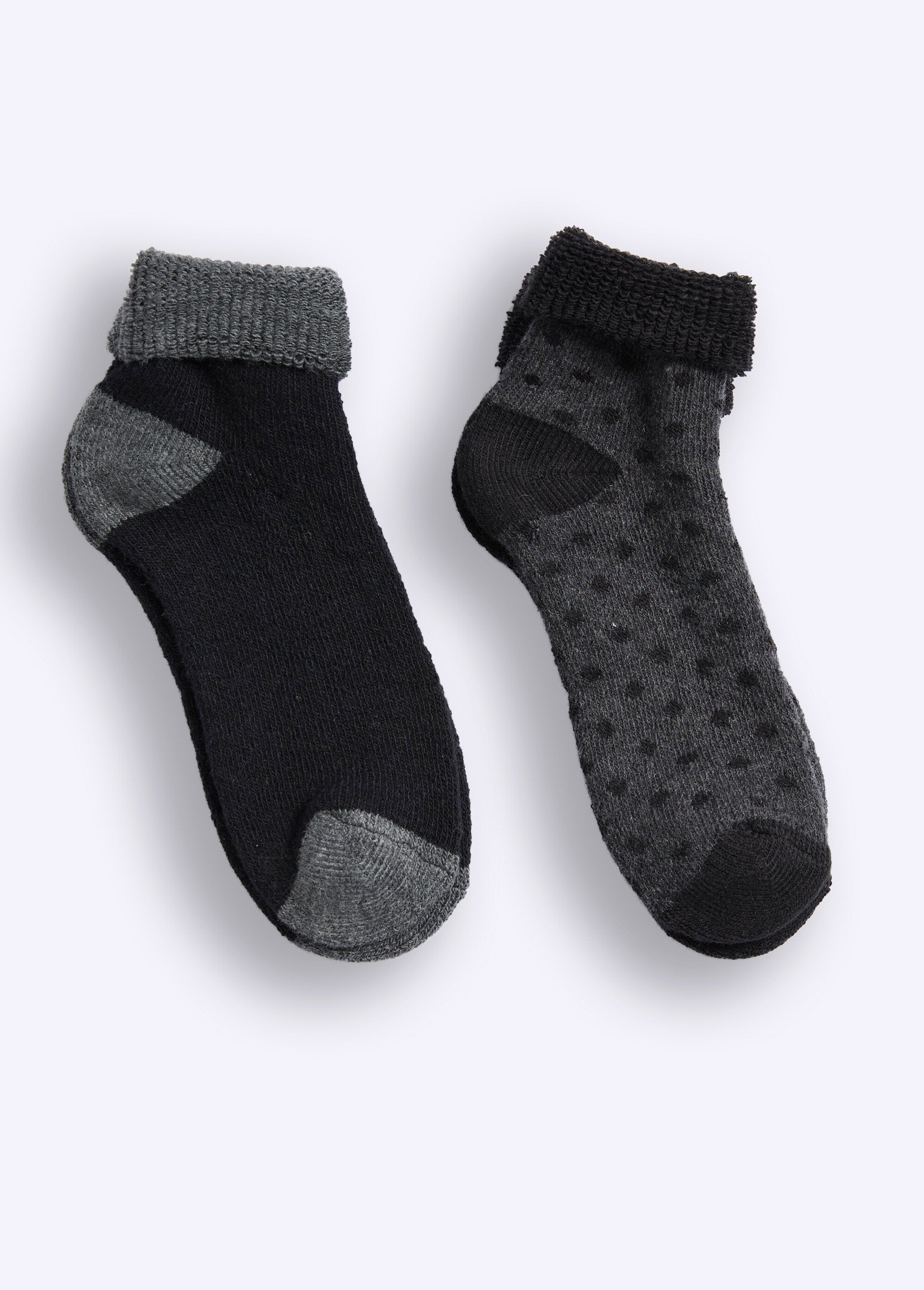 Calcetines_cálidos_de_lana_y_rizo_Negro_a_juego_DE1_slim