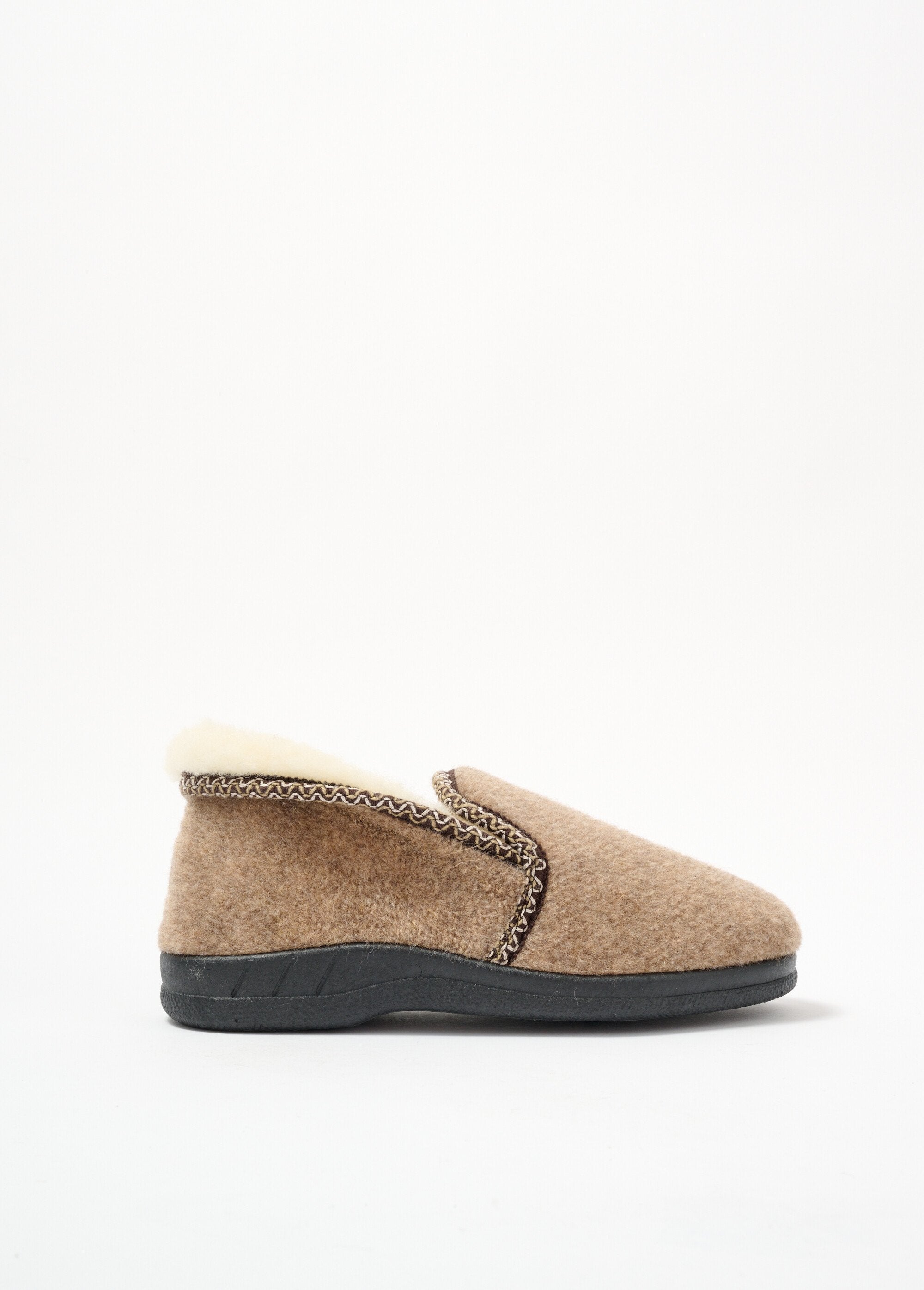 Pantuflas_mixtas_rellenas_de_lana_ancho_confort_Camel_DR1_slim