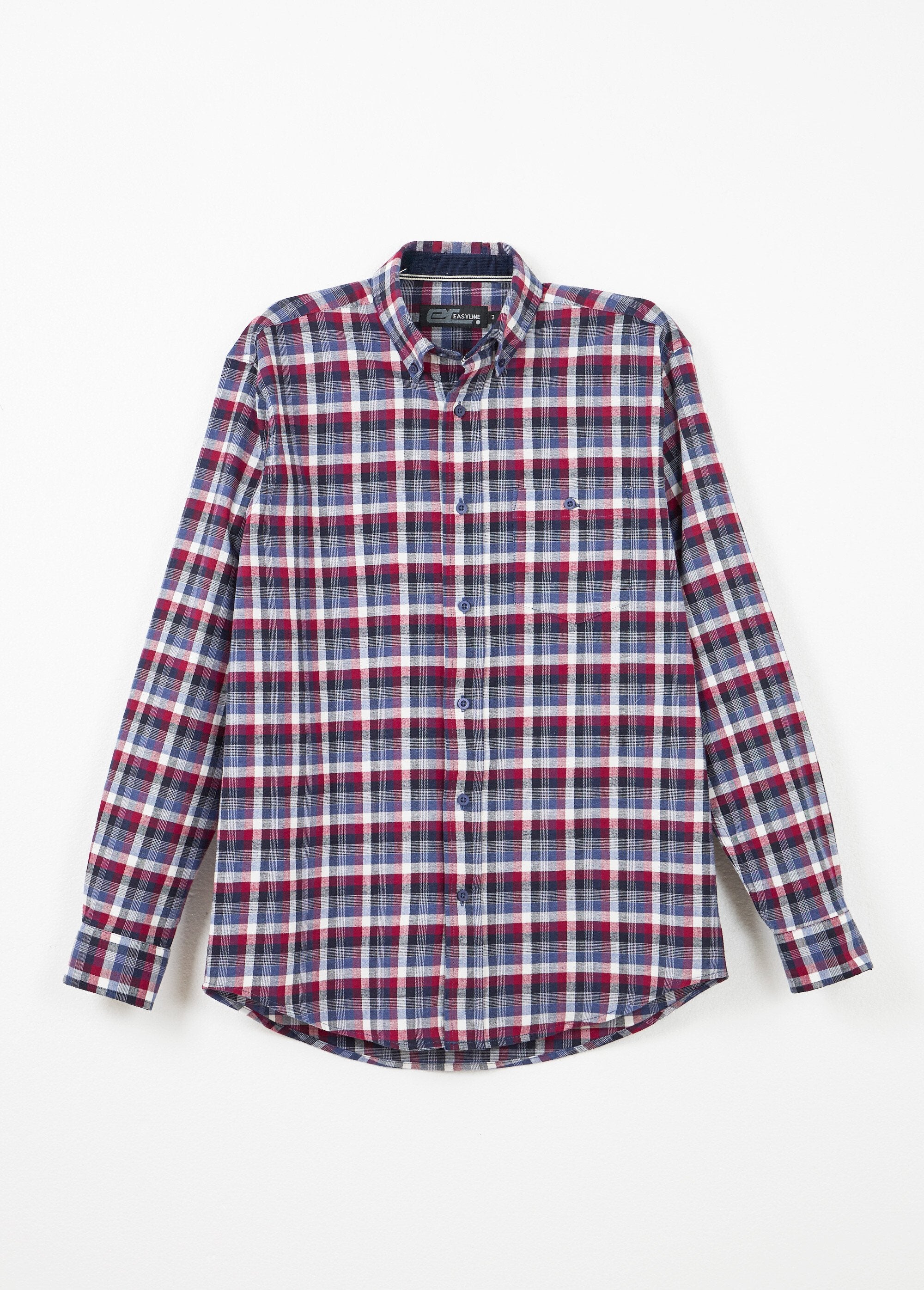 Camisa_de_franela_elástica_con_mangas_largas._Burdeos_AP1_slim
