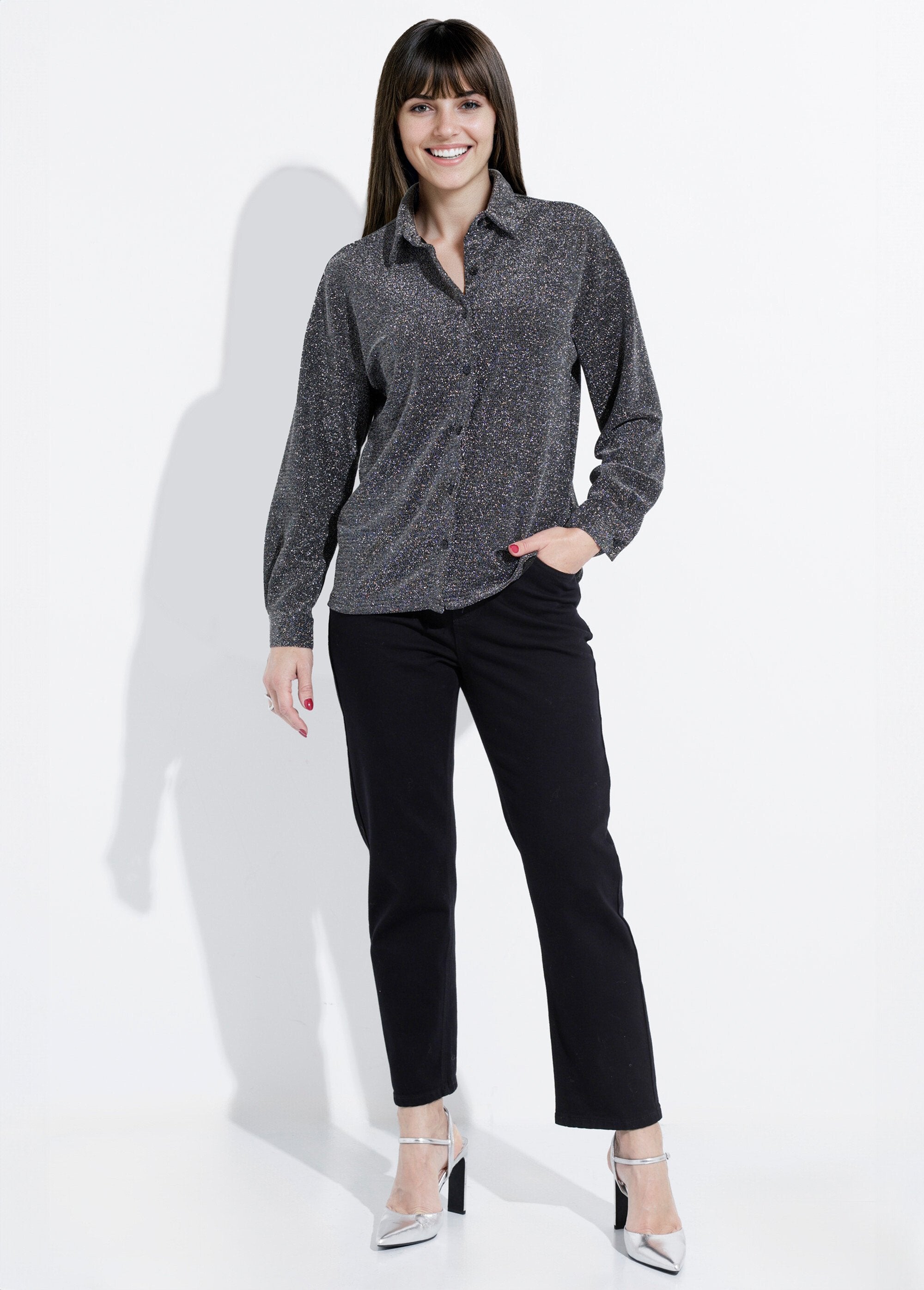 Blusa_de_manga_larga_con_efecto_lentejuelas_Plata_SF1_slim