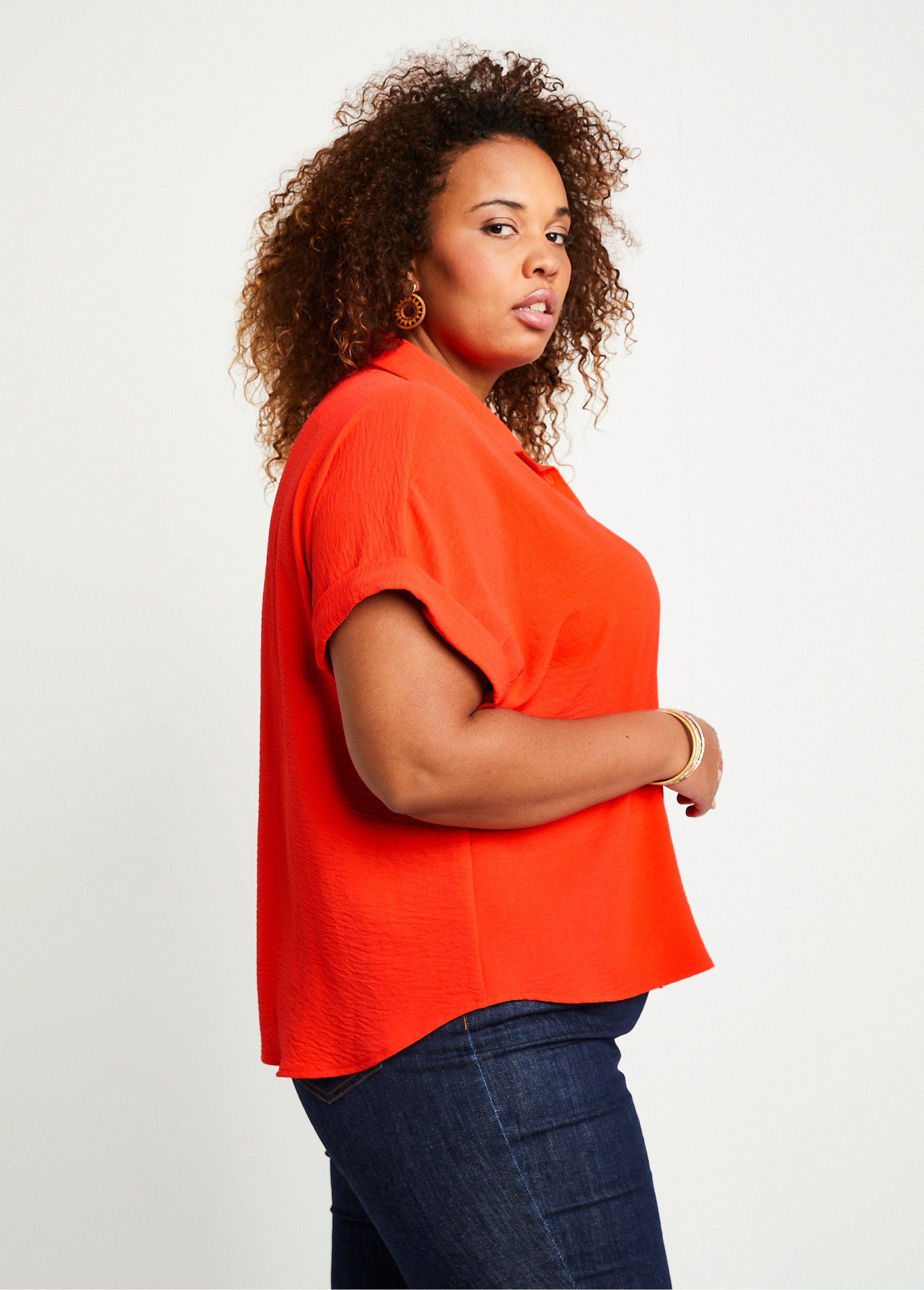 Blusa_lisa_de_manga_corta_naranja_FA2_curvy