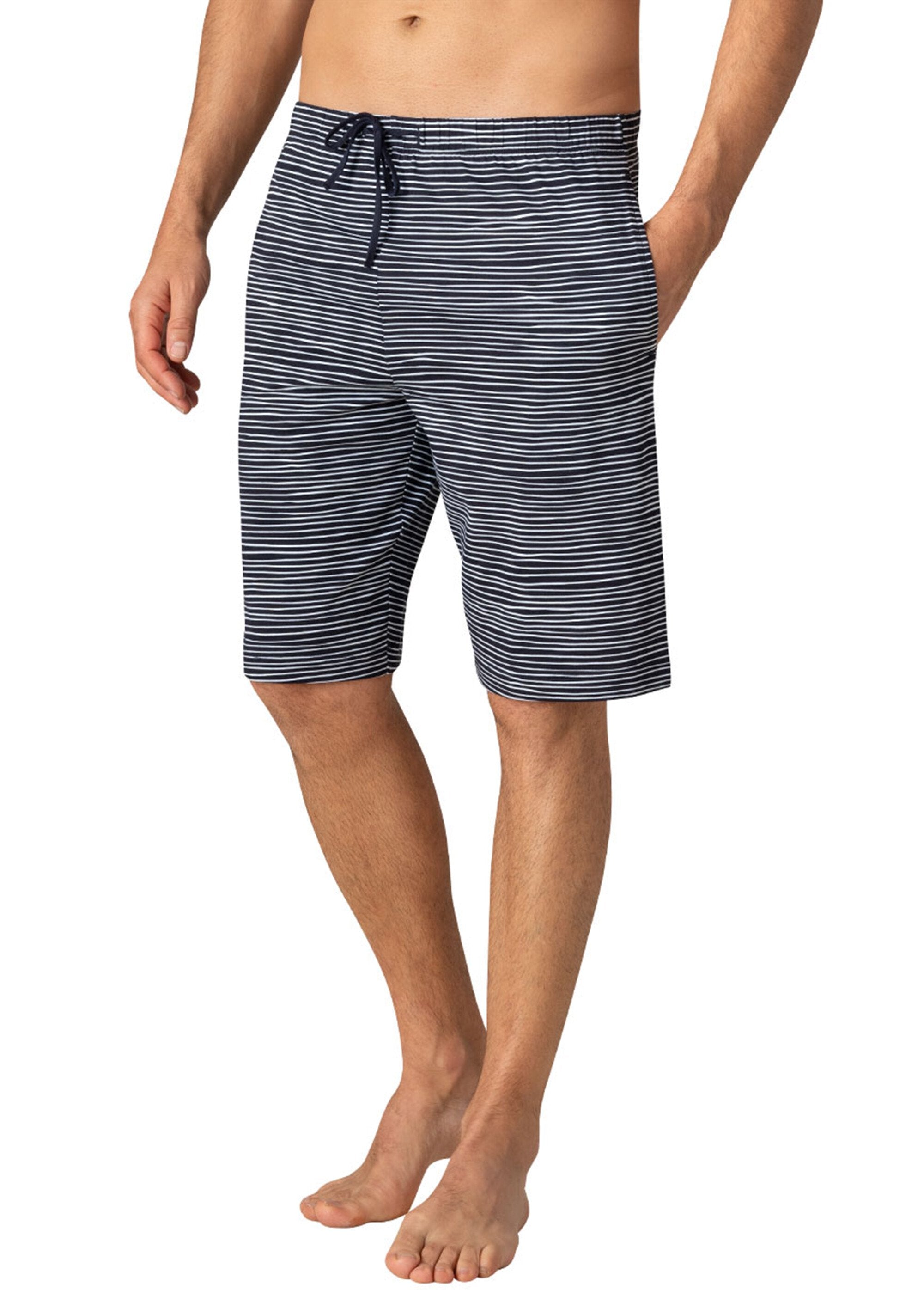 ®_Eminence_-_Pantalones_cortos_de_pijama_estampados_para_hombre_Bordeaux_et_marine_DE1_slim