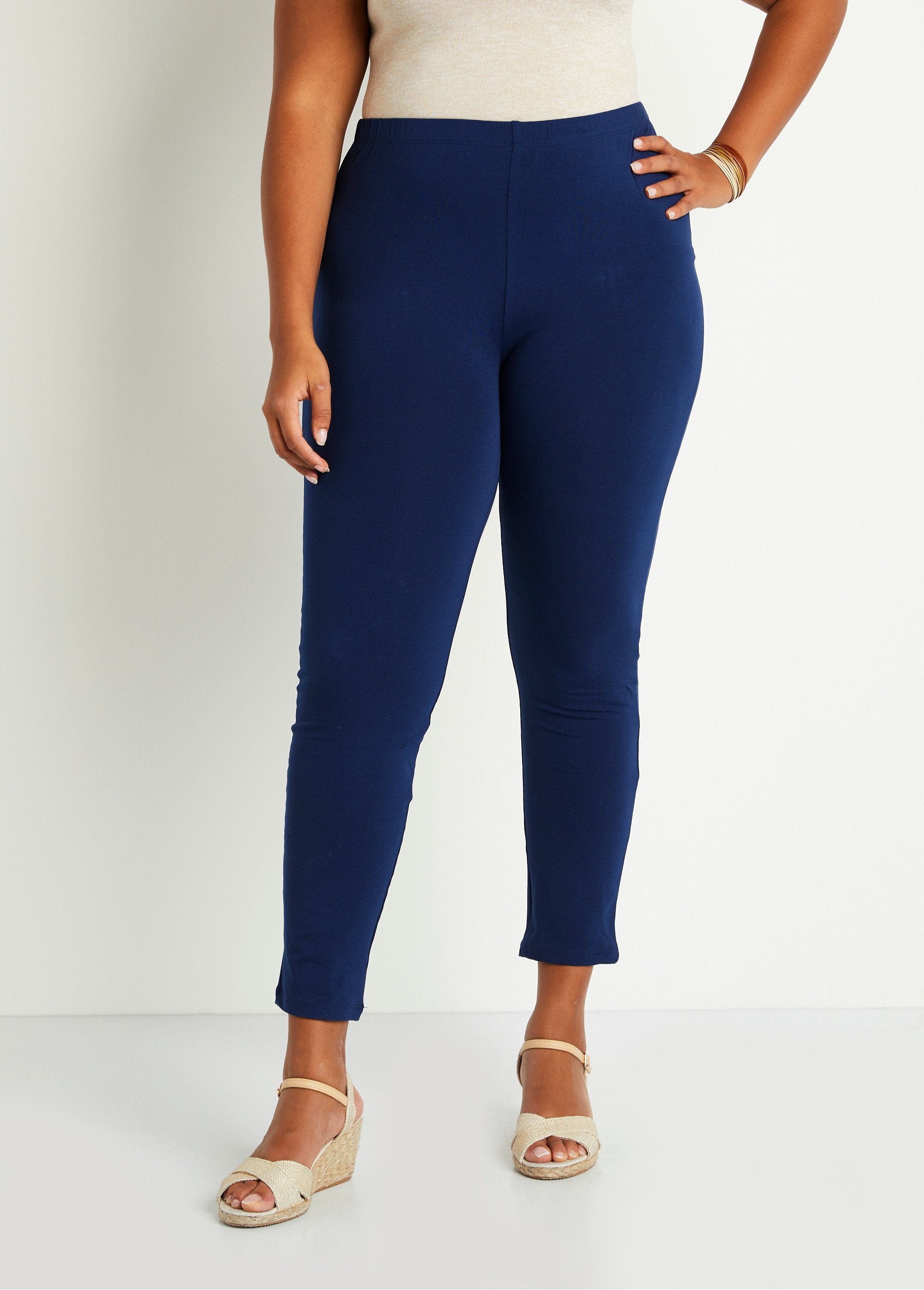 Leggings_estampados_con_cinturilla_elástica_Azul_marino_liso_FA1_curvy