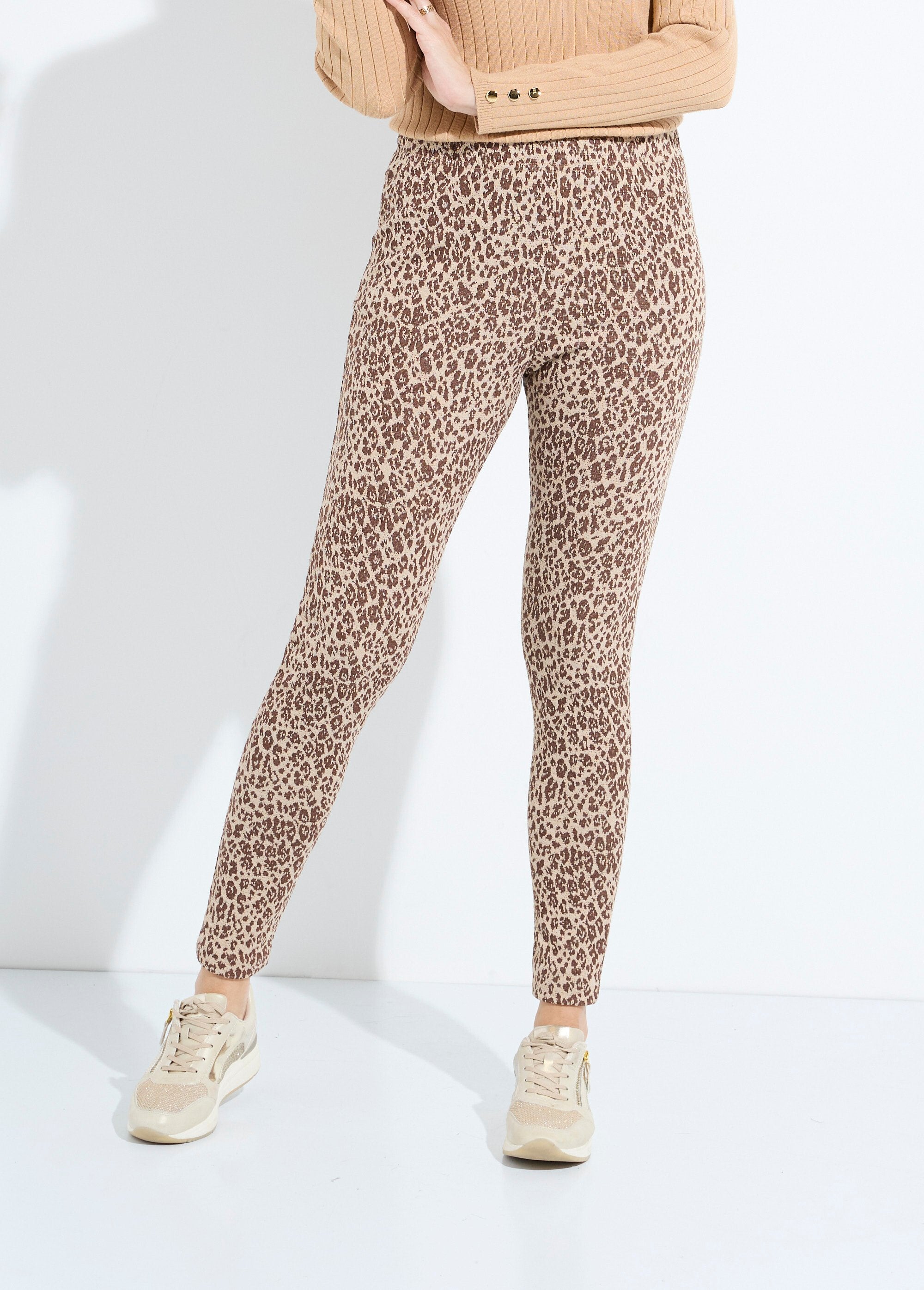 Leggings_de_jacquard_de_piel_animal_con_cintura_elástica_Beige_y_camello_FA1_slim