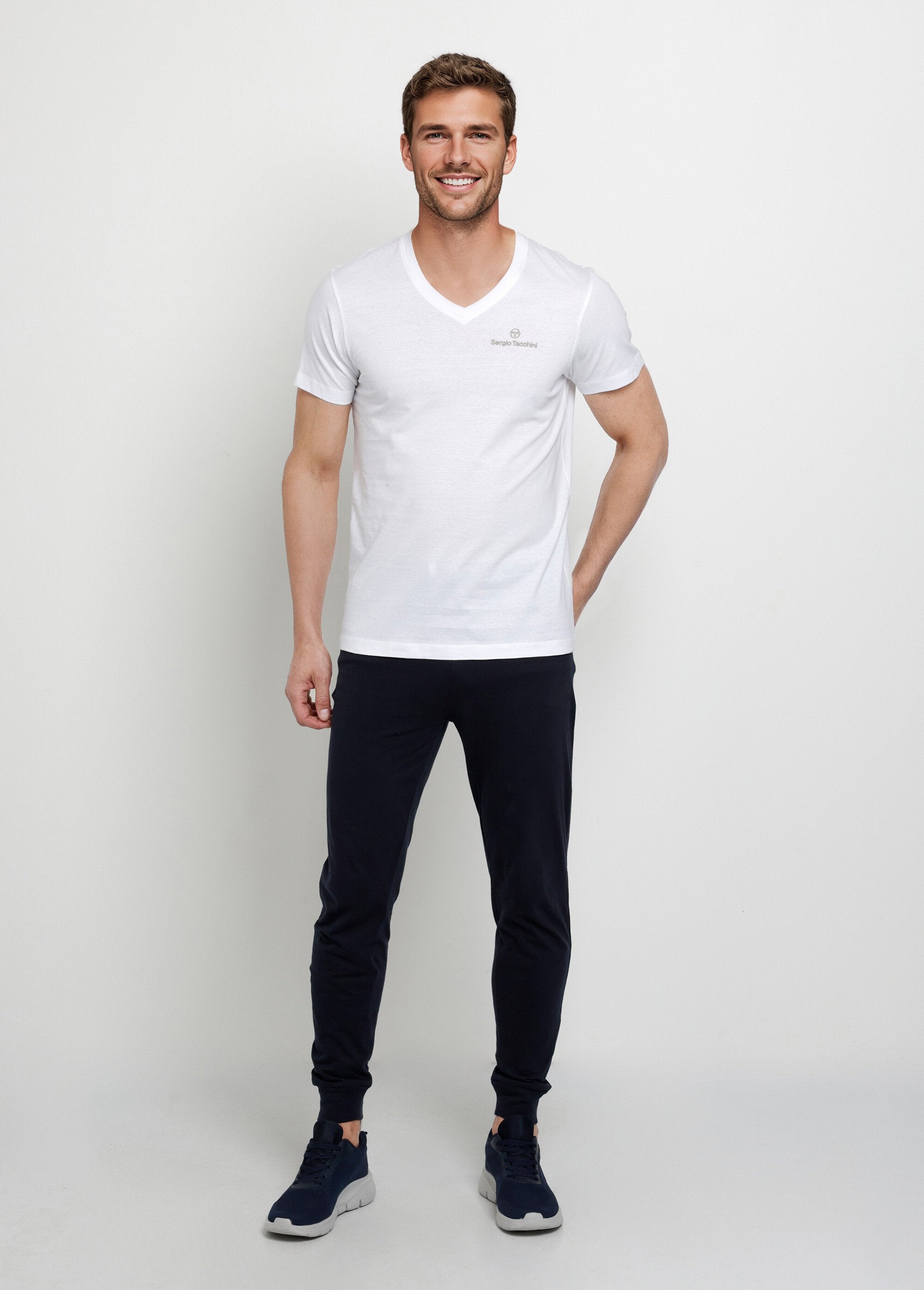 Camiseta_de_manga_larga_con_cuello_en_V_para_hombre_Blanco,_Blanca_SF1_slim