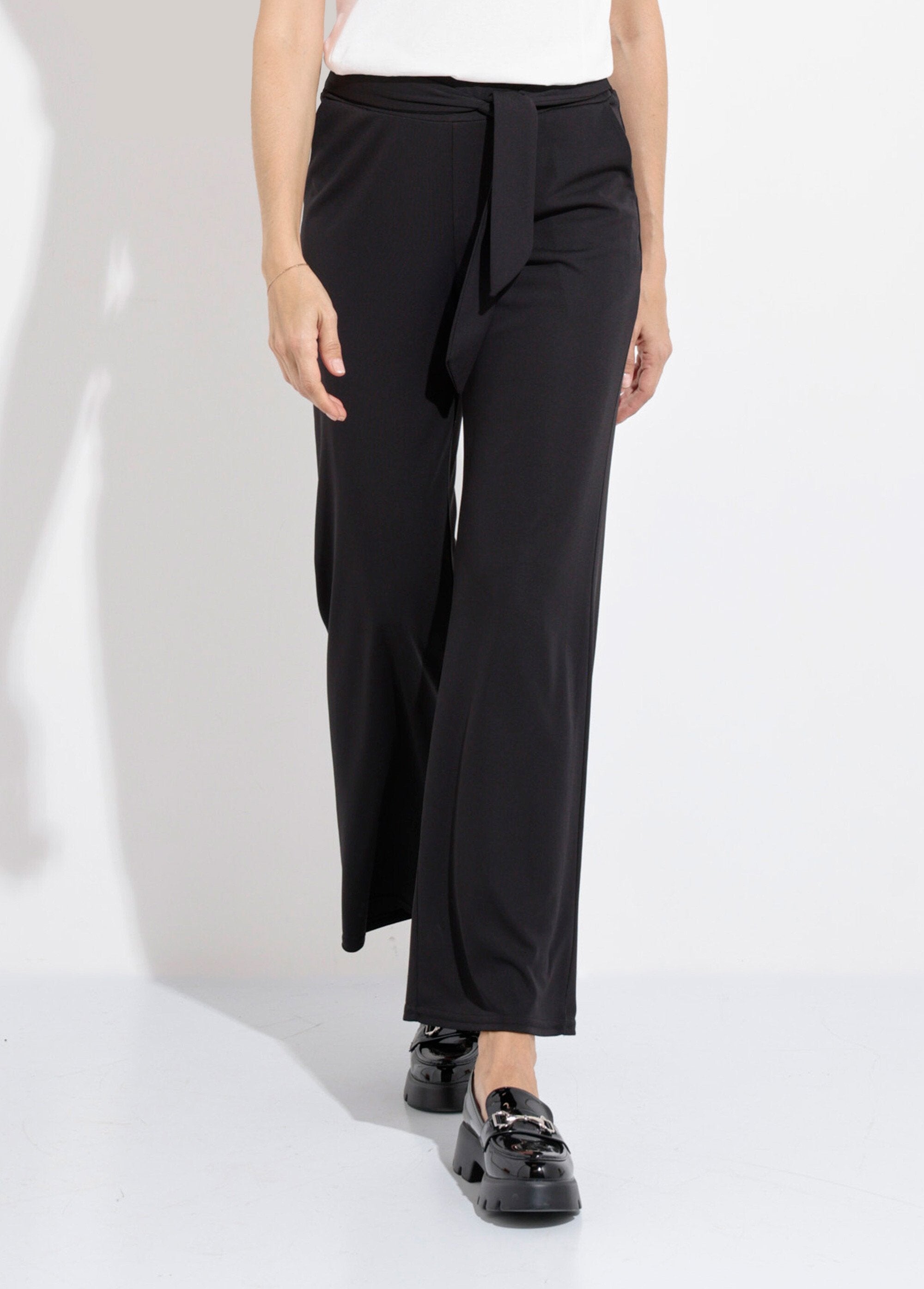 Pantalon_fluide_extensible_à_ceinturer_Noir_FA1_slim