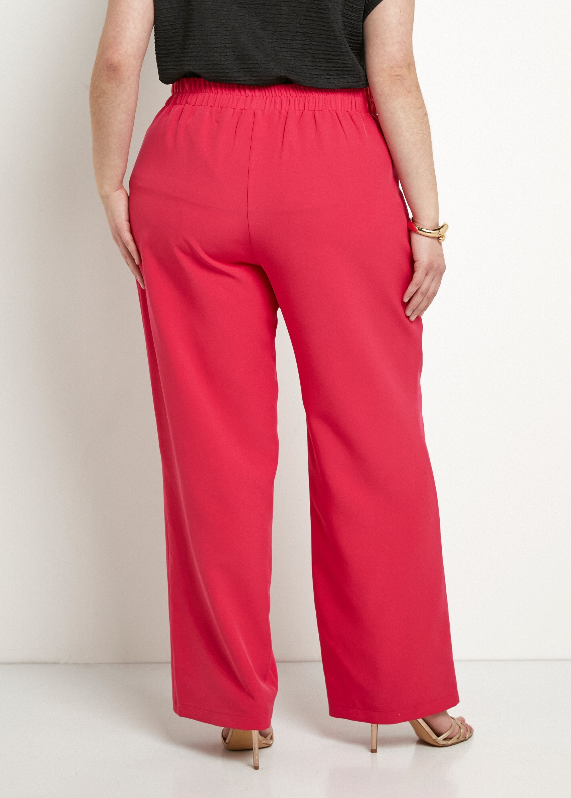 Pantalón_ancho_liso_con_cintura_semielástica_Fucsia_DO1_curvy