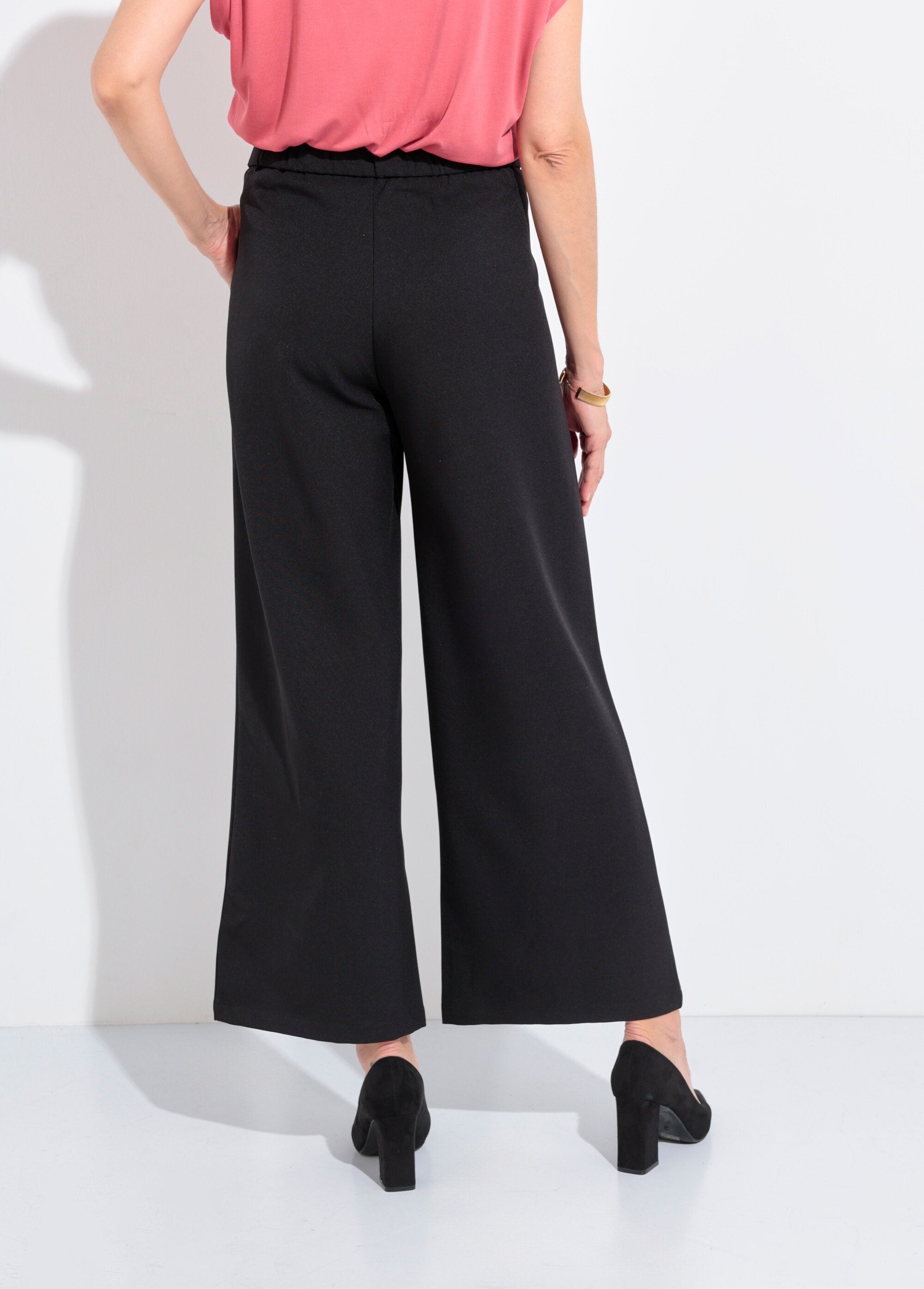 Pantalon_tailleur_fluide_élastiqué_Noir_DO1_slim