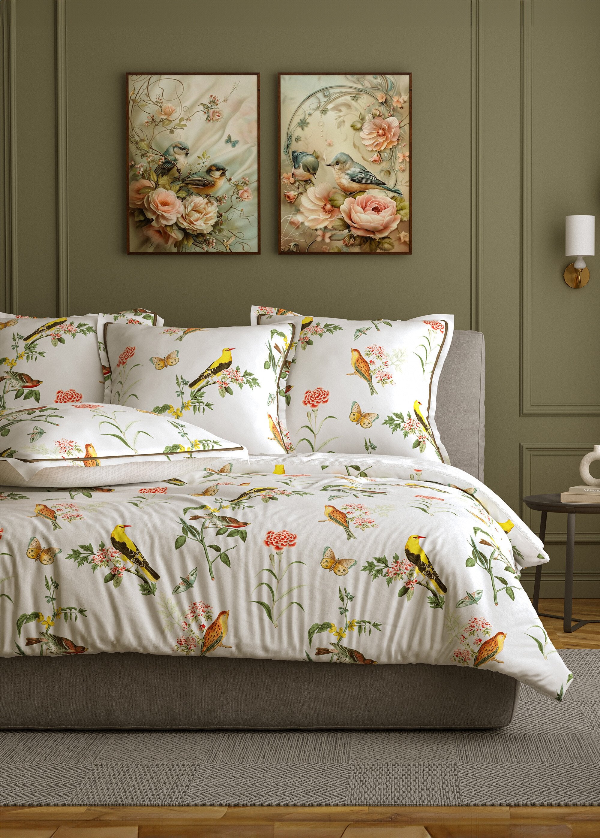 Parure_de_lit_3_pièces_avec_housse_de_couette,_jardin_Imprime_orange_FA1_slim