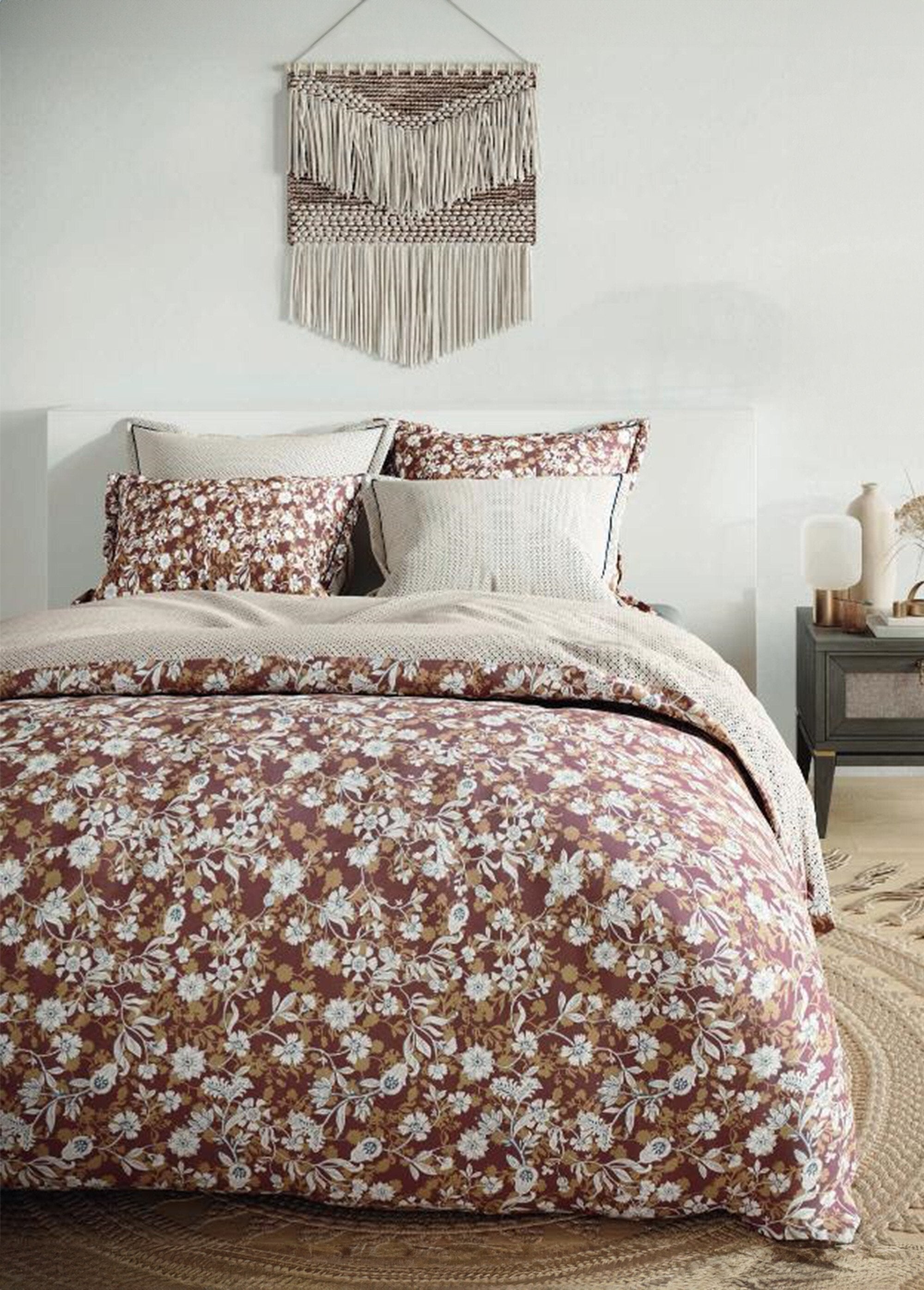 Parure_de_lit_3_pièces_avec_housse_de_couette,_romantique_Marron_FA1_slim