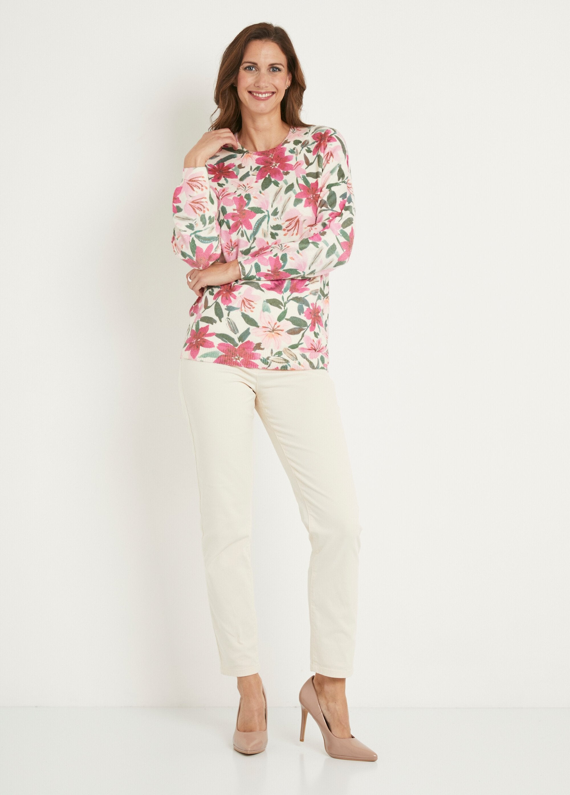 Suave_jersey_de_cuello_redondo_con_estampado_floral_Imprime_rose_SF1_slim