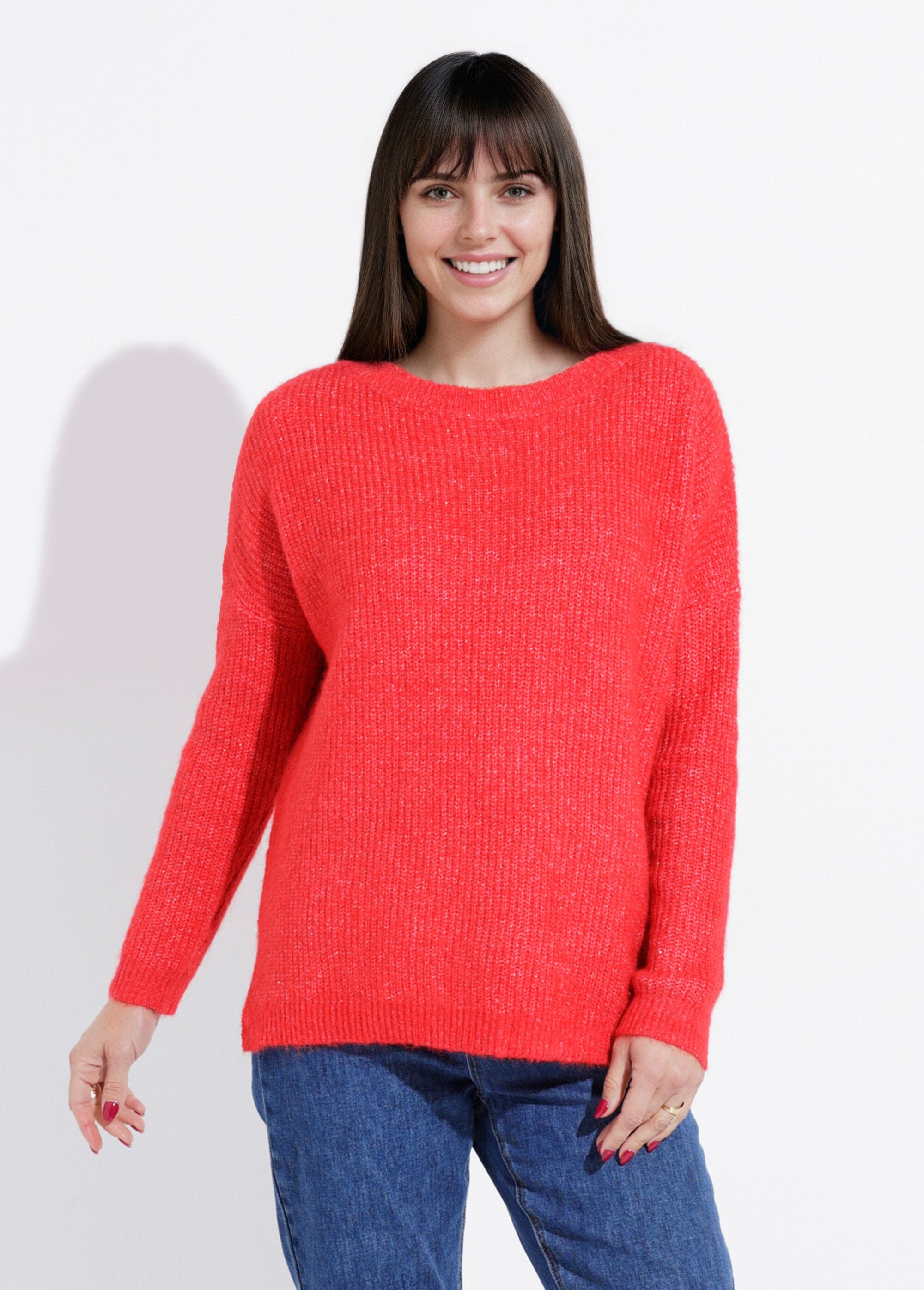 Suéter_de_punto_esponjoso_con_cuello_barco_Rojo_FA1_slim