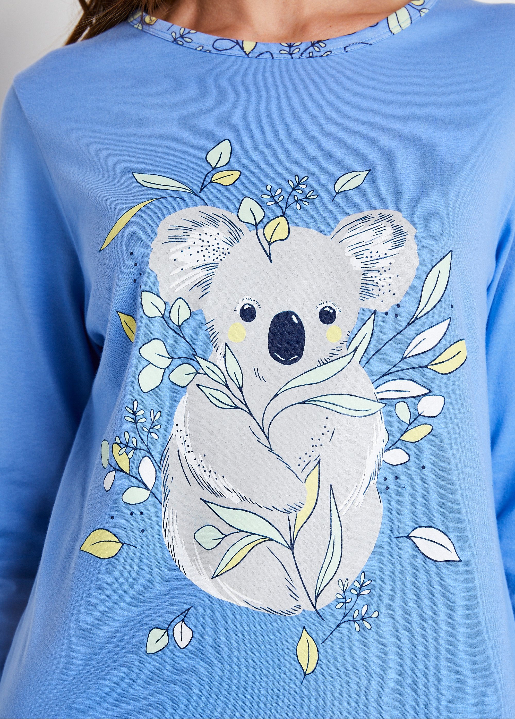 Pijama_de_algodón_estampado_con_estampado_de_koalas_Azul_DE2_slim