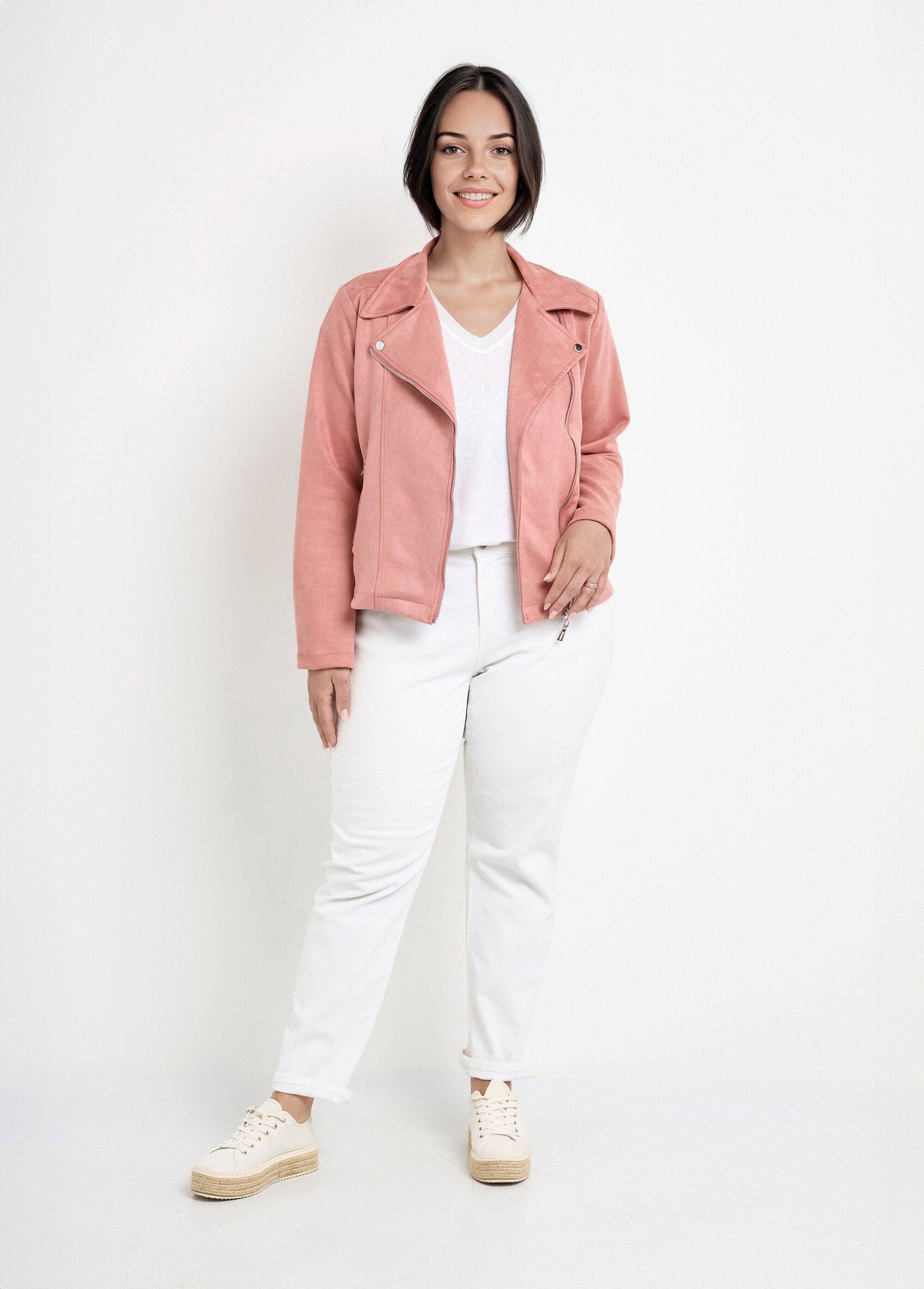 Chaqueta_de_motociclista_de_ante_con_cremallera_rosa_empolvado_SF1_curvy